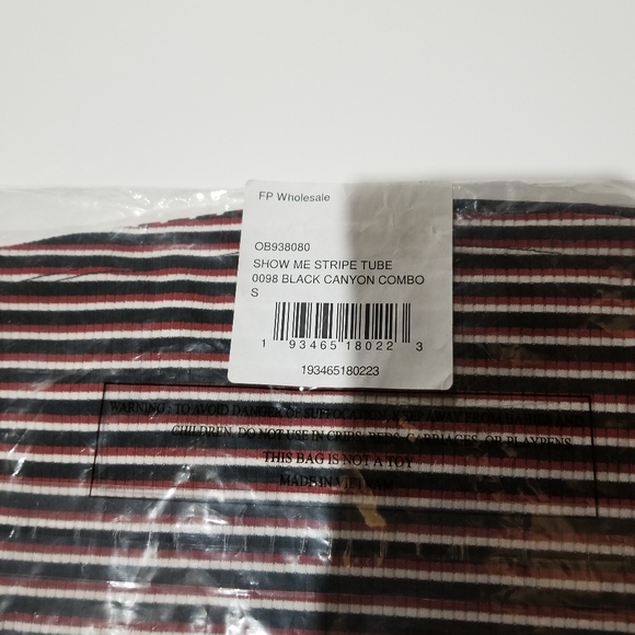 Free People Show Me Ribbed Striped Tube Top - Picture 8 of 11